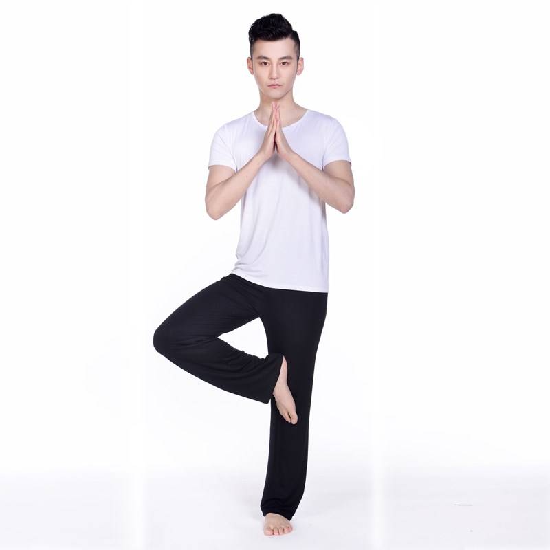 Spot Men's Dance suit Set Instead of Graduate W Service Modern Dance Chinese Dance Modal Carrot Pants straight pants