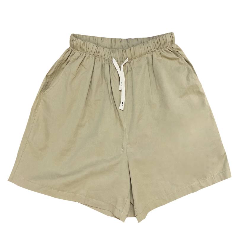 One grid modern dance shorts loose summer practice pants, men and women, five -point high waist wide -leg dance fitness pants