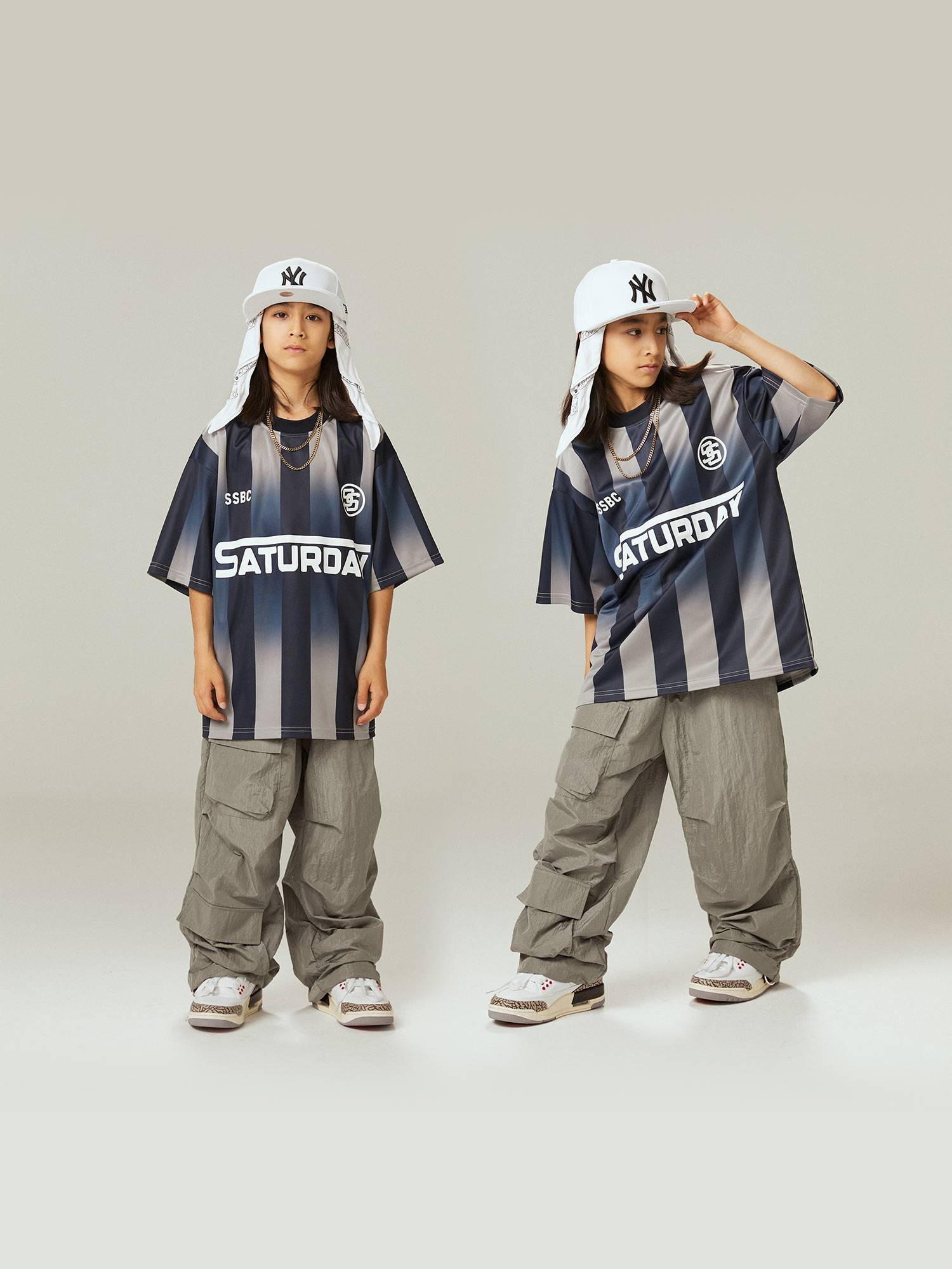 Children's wasteland performance clothing hip -hop hip -hop suit Hiphop tide brand Babus dance performance clothing