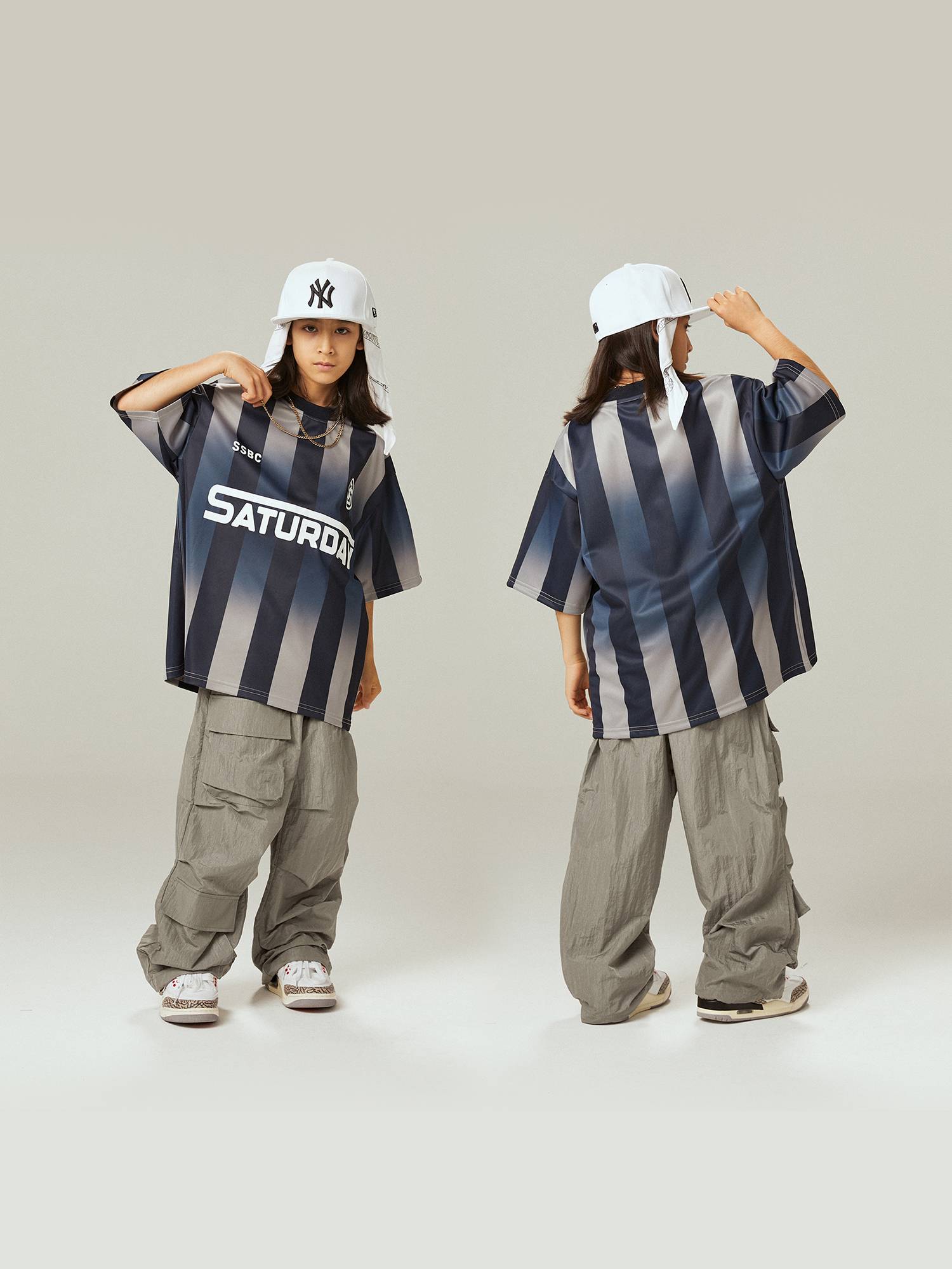 Children's wasteland performance clothing hip -hop hip -hop suit Hiphop tide brand Babus dance performance clothing