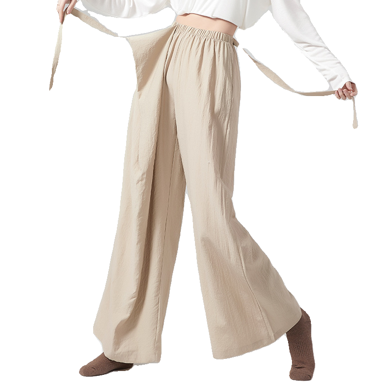 Dance clothing modern dance exercise pants elegant leg pants new classical dance exercise uniforms loose professional dance pants