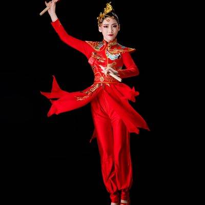 Drum service performance service female water encourages watching Chinese style dance clothing opening dance waist drum Yangko clothing modern