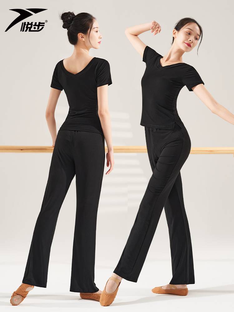Chinese dance exercise suit adult suit Modern square dance art test etiquette student teacher shaped physical service 2024 new