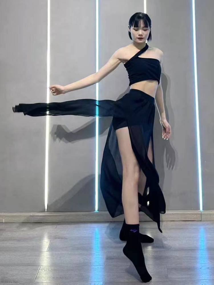 New sexy female group jazz dance performance suit set female modern ancient style jazz dance exercise stage performance service