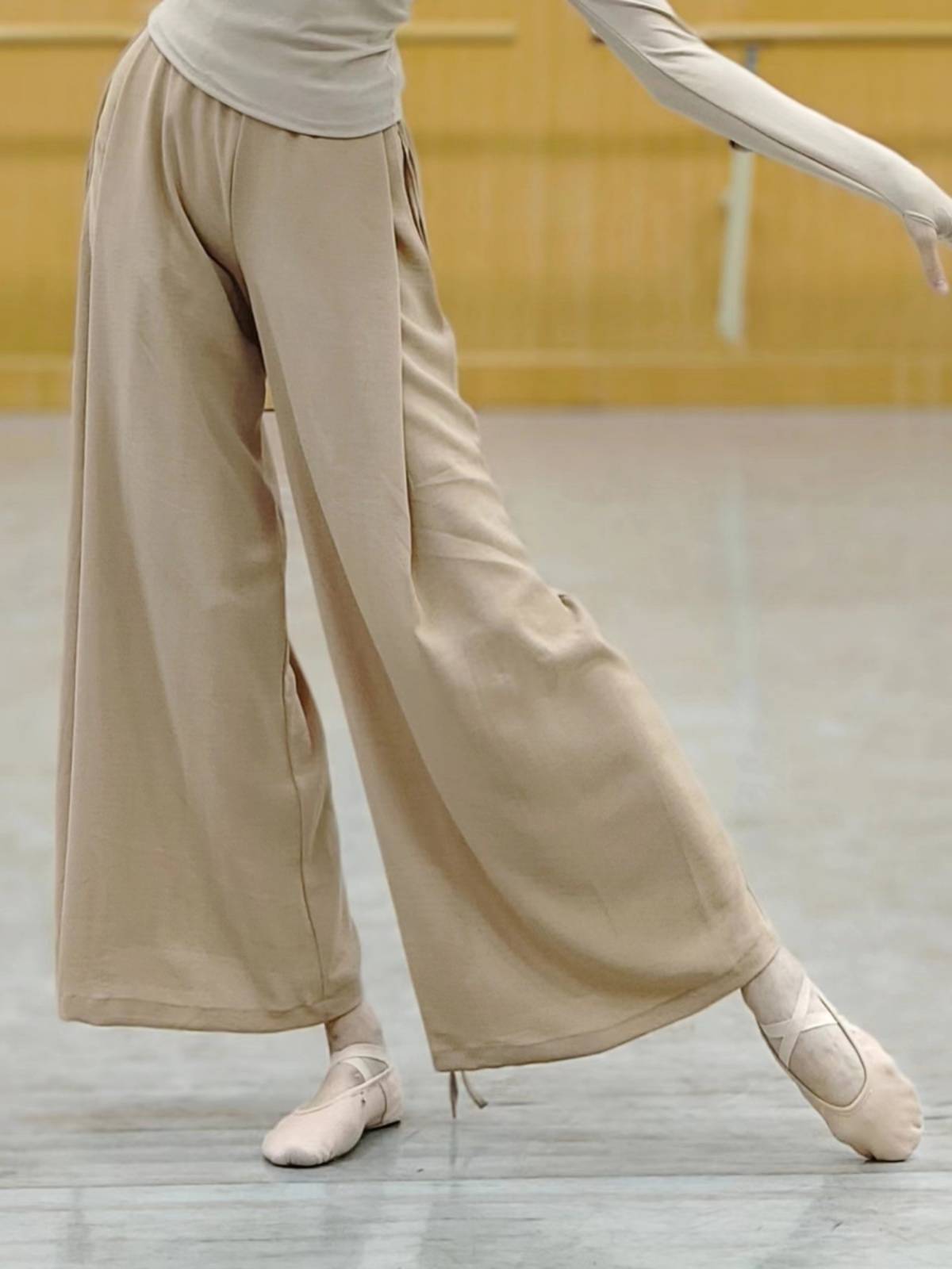 Modern Dance Practice Dance Dance Pants Loose and Sely of Straight Width Wide Pants Term Pants Chinese Classical Dance Pine Pants Performance