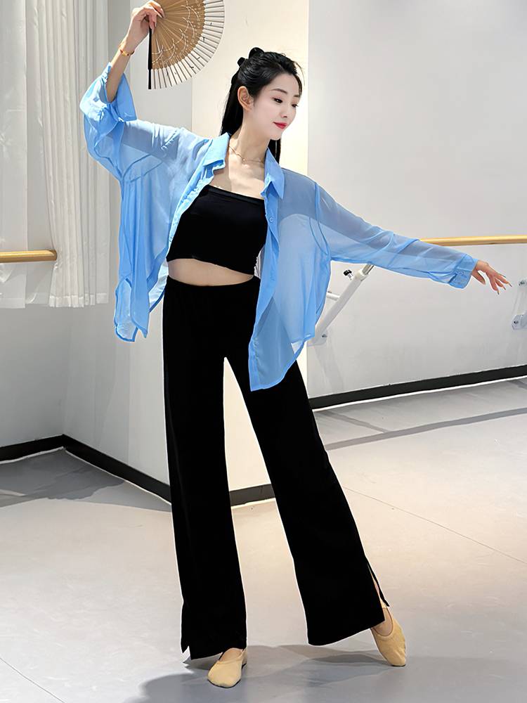 Large size modern dance classical dance female adult shirt shape training service Chinese dance jazz dance exercise performance service