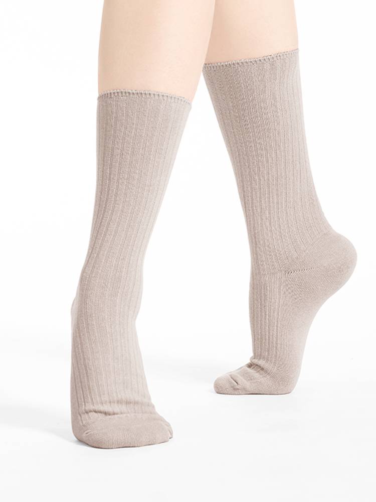 Modern dance socks female dance anti -slip socks cotton cotton middle socks practice service classical dance service male adult body body body dancing socks