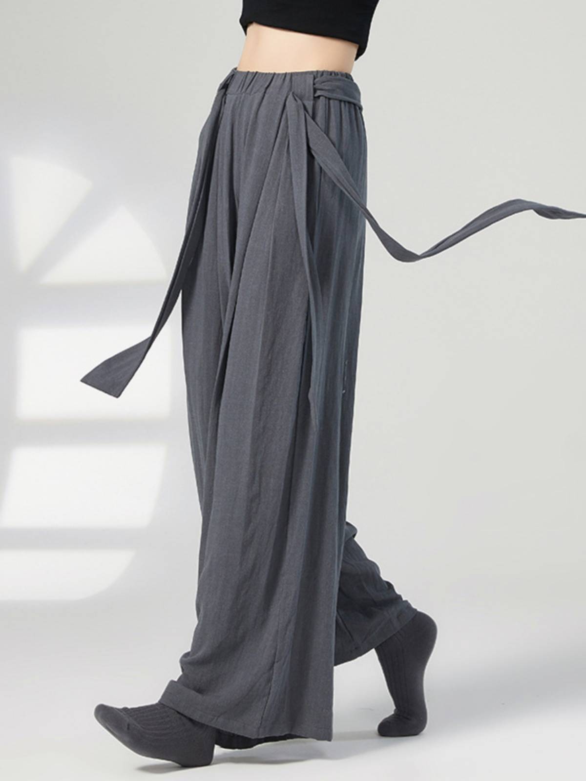 Modern dance pants women's loose wide -leg pants classical dance pants Chinese dance exercise clothes body training clothing
