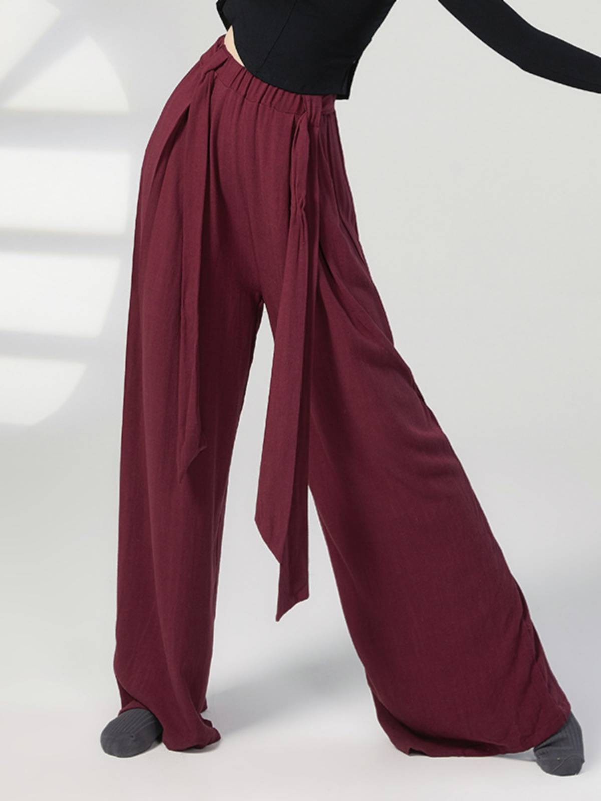 Modern dance pants women's loose wide -leg pants classical dance pants Chinese dance exercise clothes body training clothing