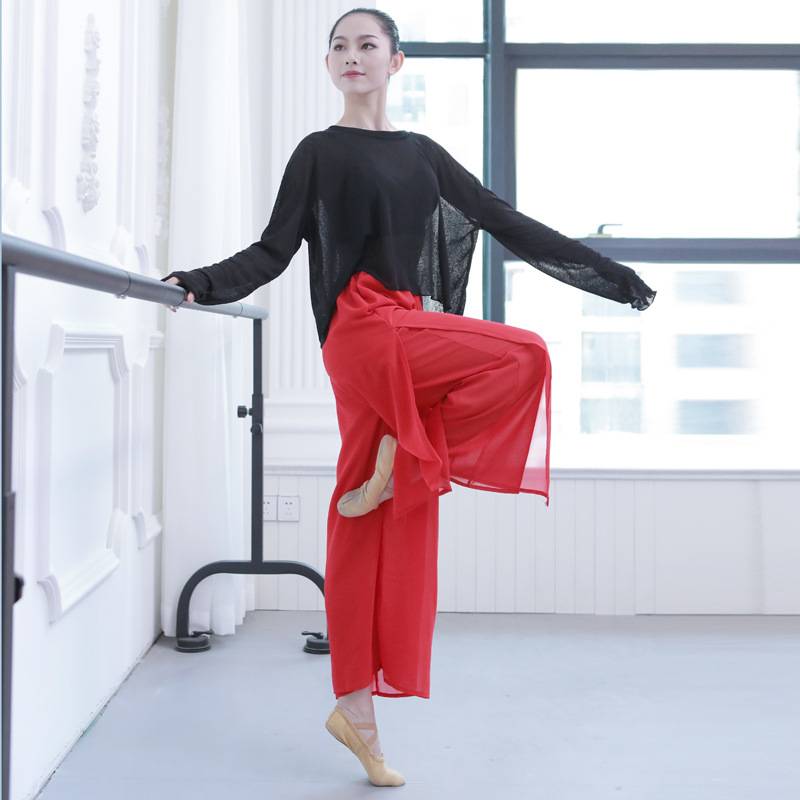 Loose sexy back fork -back modern dance exercises performance service ballet jessing jazz jazz Latin dance service yoga