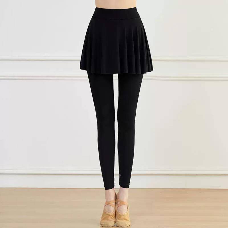New Student Dance Pants Skirt Female Pants 9 points into adult shapes now Dance Lauding Dance Pants Tight Pants Black