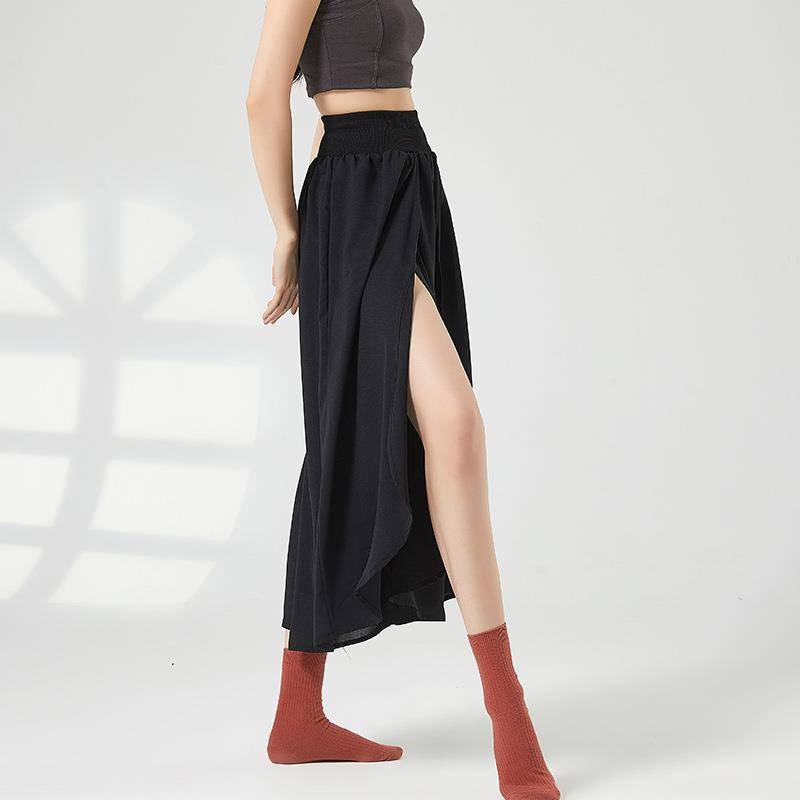Dance service female adult ballet skirt Modern dance exercise wide -leg pants performance cloth