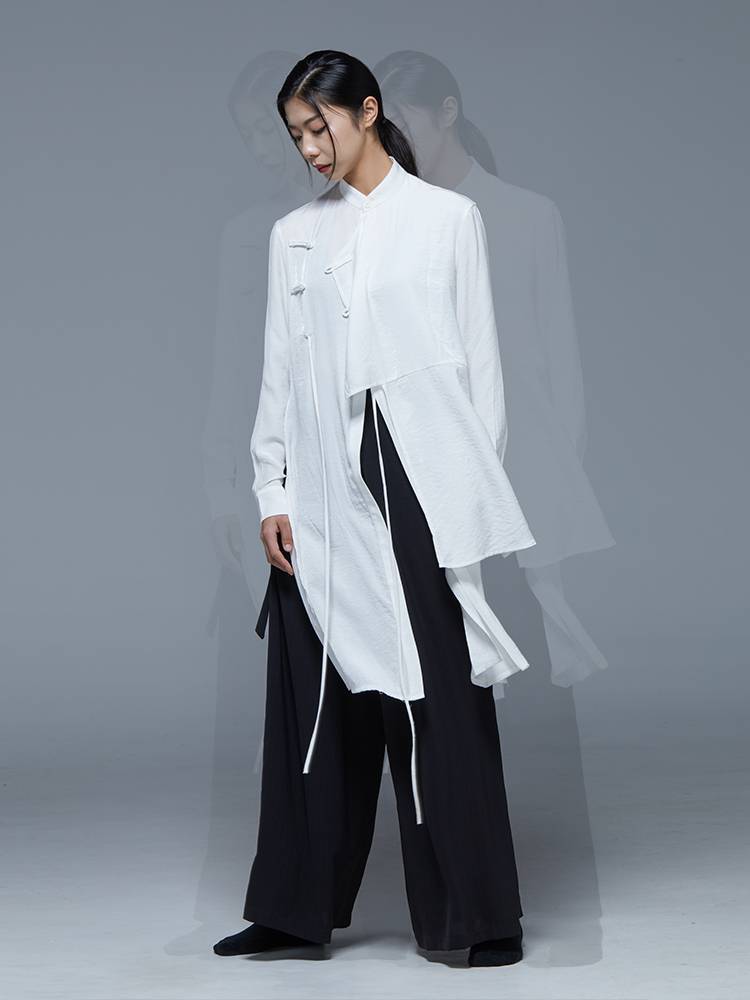 Gorgeous Solo Show Classical Dance Long Shirt Modern Dance Modern Dance Practice Service Chinese Dance Loose Top