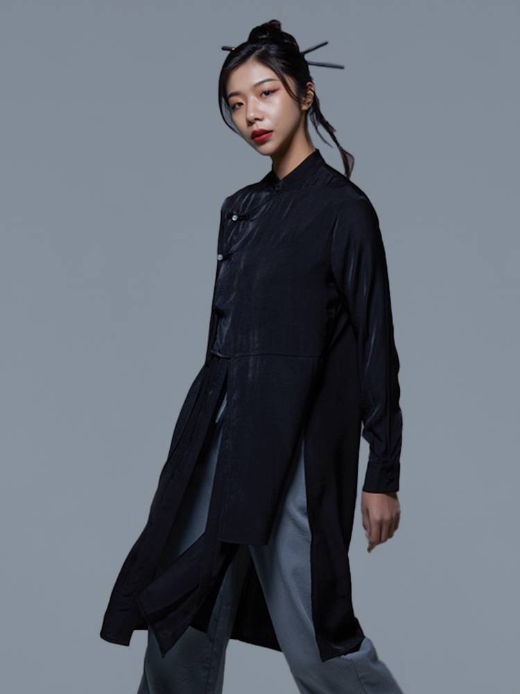 Gorgeous Solo Show Classical Dance Long Shirt Modern Dance Modern Dance Practice Service Chinese Dance Loose Top