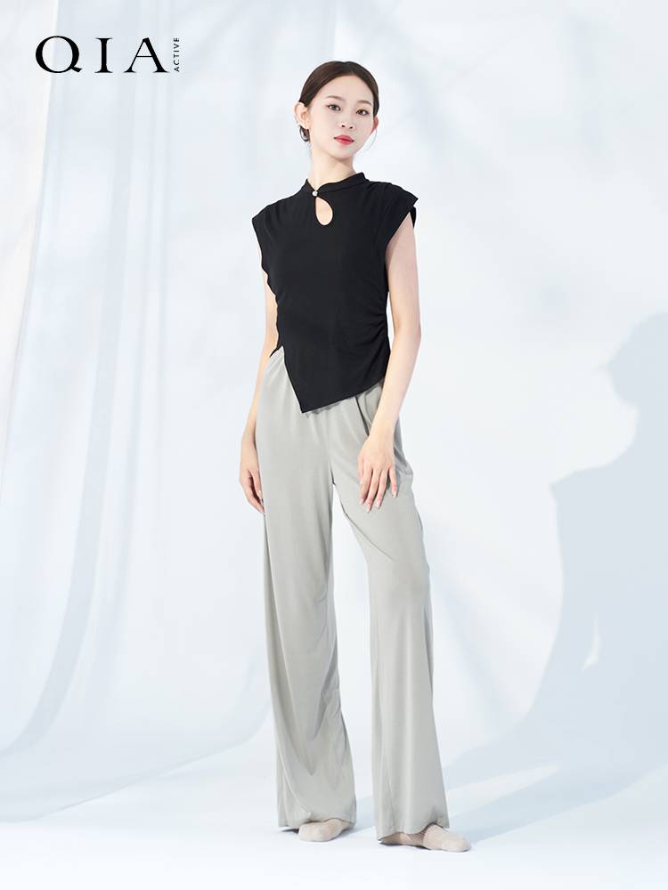Qia Modern Dance Dance Dance Dressing Dressing Adult Female Spring and Summer Chinese Classical Dance Internal Dance Vestal Dance Clothing Top