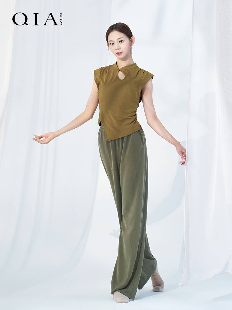 Qia Modern Dance Dance Dance Dressing Dressing Adult Female Spring and Summer Chinese Classical Dance Internal Dance Vestal Dance Clothing Top