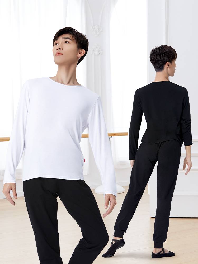 Aiwu Ge Dance Practice Server Set Men's Art Test Loose Sports Clothing Latin Dress Modern Dance Clothing