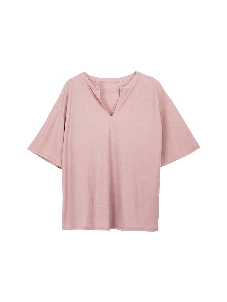 Gorgeous Solo Show Modern Dance Practice Dance Loose Vedic Dance top Chinese dance summer men and women short -sleeved clothes