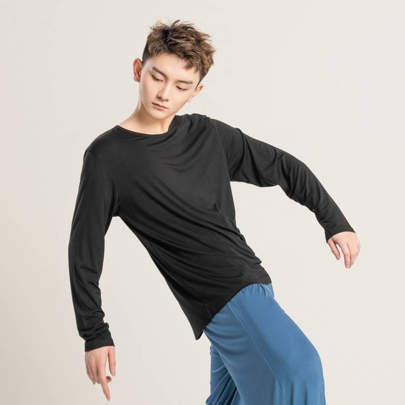 Boys professional dance clothing modern dance exercises, loose top dance dance, life art collection training, clothing body dancing