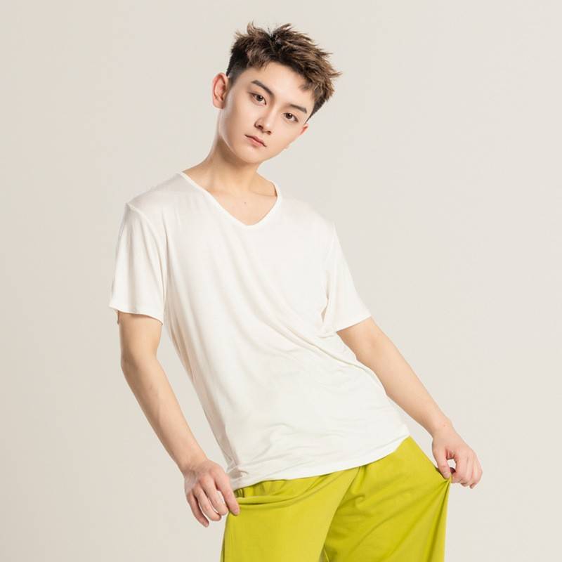 Boys professional dance clothing modern dance exercises, loose top dance dance, life art collection training, clothing body dancing