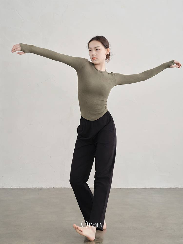Modern dancer cone pants, art test, legs, high waist casual small pants