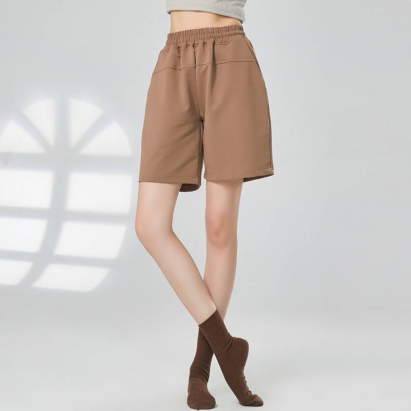 Dance clothing Modern dance shorts, men and women, the same summer, loose, large size, five -point high waist wide leg practice pants