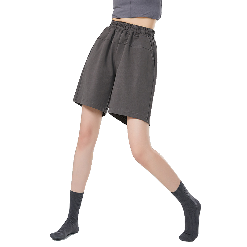Dance clothing Modern dance shorts, men and women, the same summer, loose, large size, five -point high waist wide leg practice pants