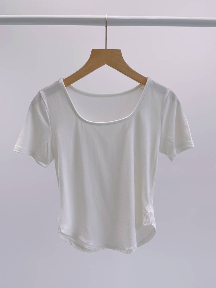 Slim -fitting thin dance service female short -sleeved summer classical dance modern dance Chinese dance exercise students student shape sports service