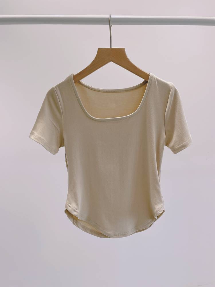 Slim -fitting thin dance service female short -sleeved summer classical dance modern dance Chinese dance exercise students student shape sports service