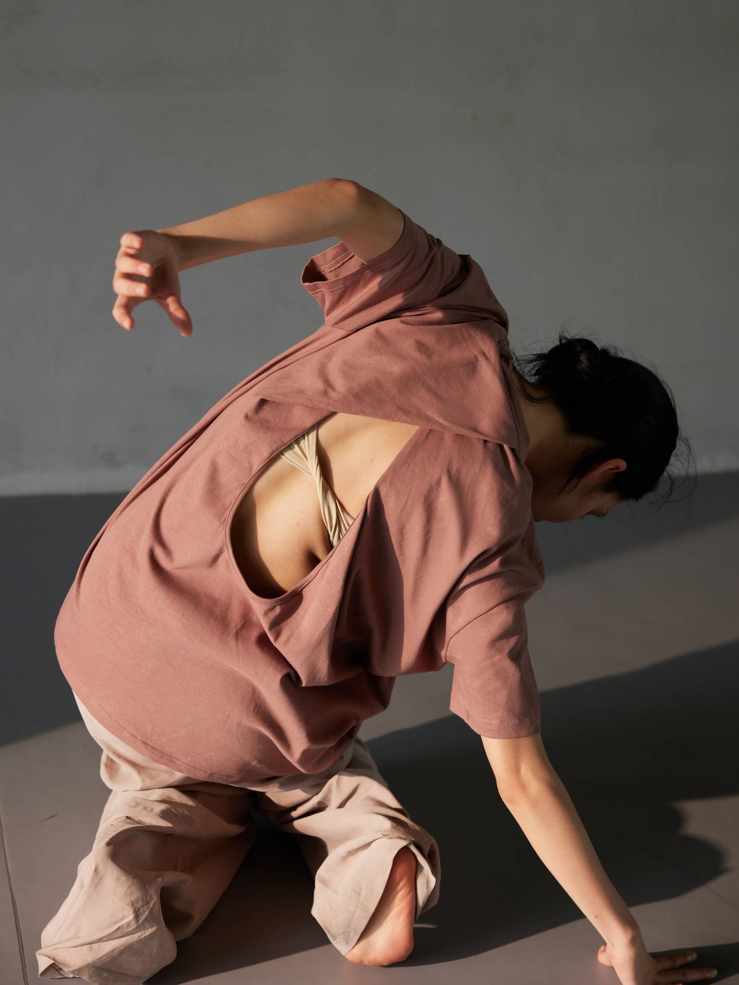 Modern Dance Trading Series Heavy Pound Cotton Loose Loose Leisure T-Shit
