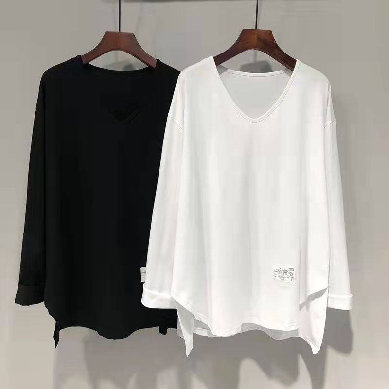 Autumn and winter long -sleeved modern dance tops loose professional dance practice G clothing art candidate clothing new style is thin black