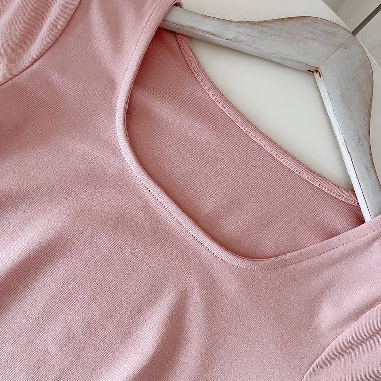 Classical dance exercise girl dance short -sleeved slim slimness Slender modern dance top Chinese dance art test training service