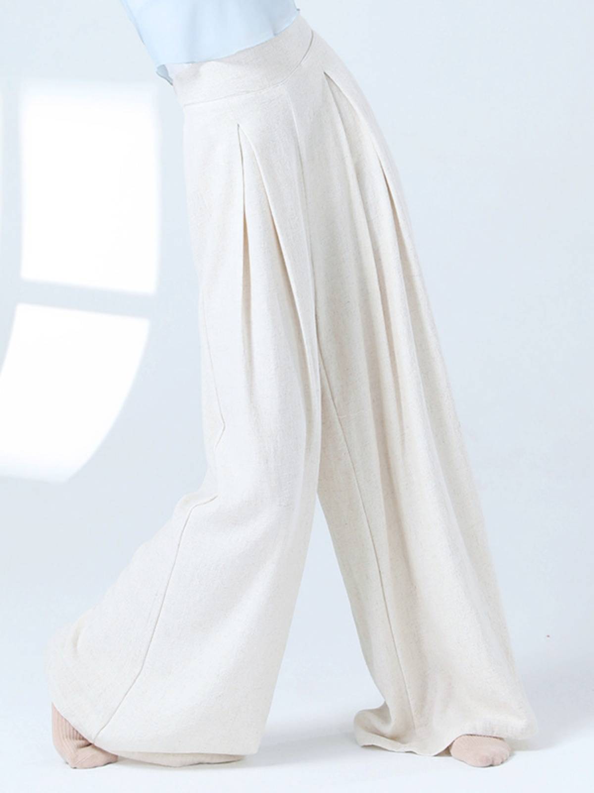 Modern dance exercise pants female new wide -leg loose dance pants classical dance adult dance performance elegant pants