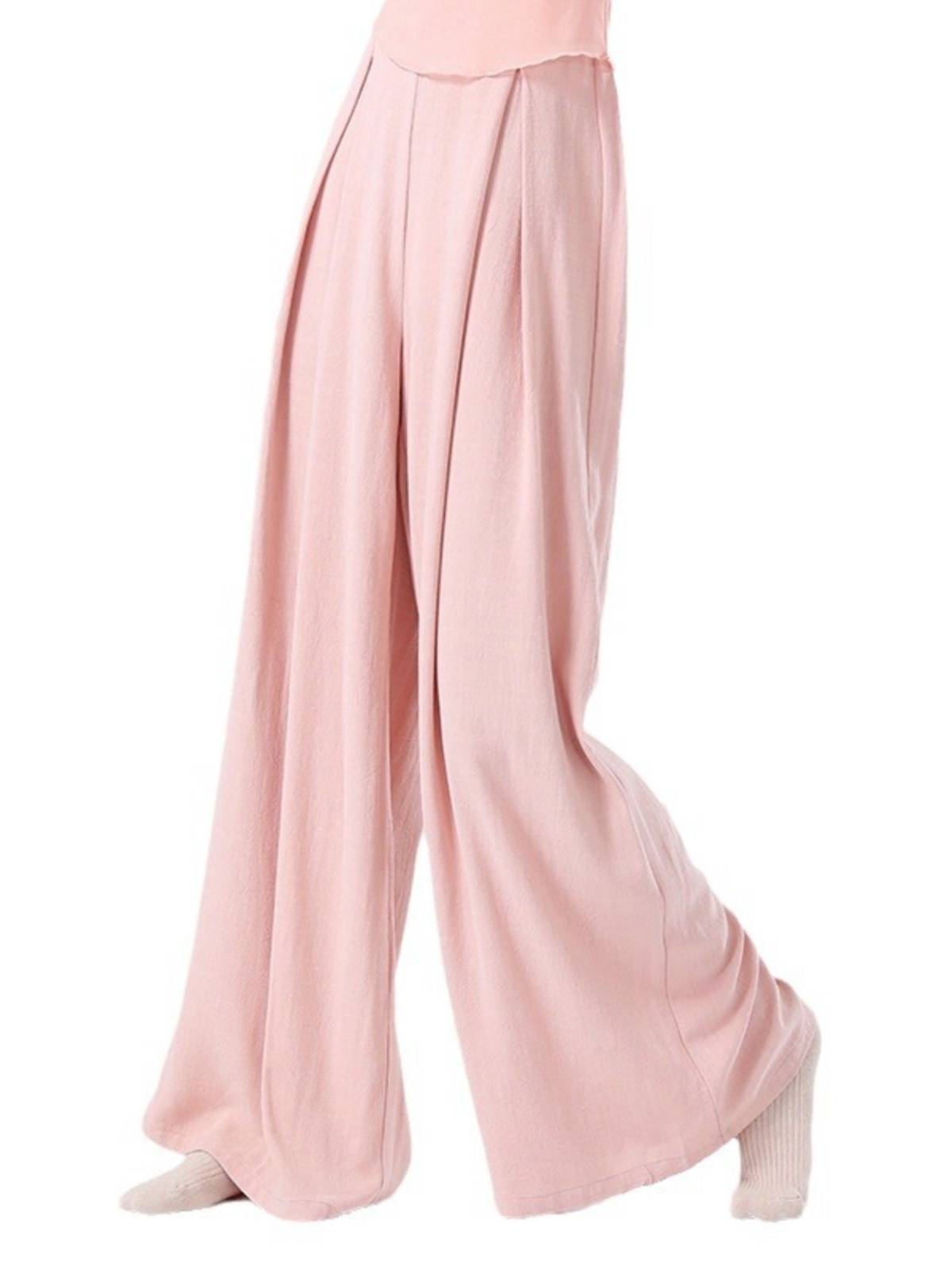 Modern dance exercise pants female new wide -leg loose dance pants classical dance adult dance performance elegant pants