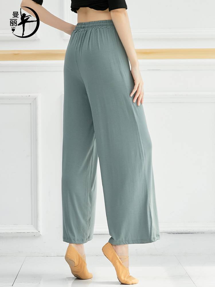 Modern dance wide -leg pants shape dance pants female loose Modal classical dance Chinese dance straight dance practice pants