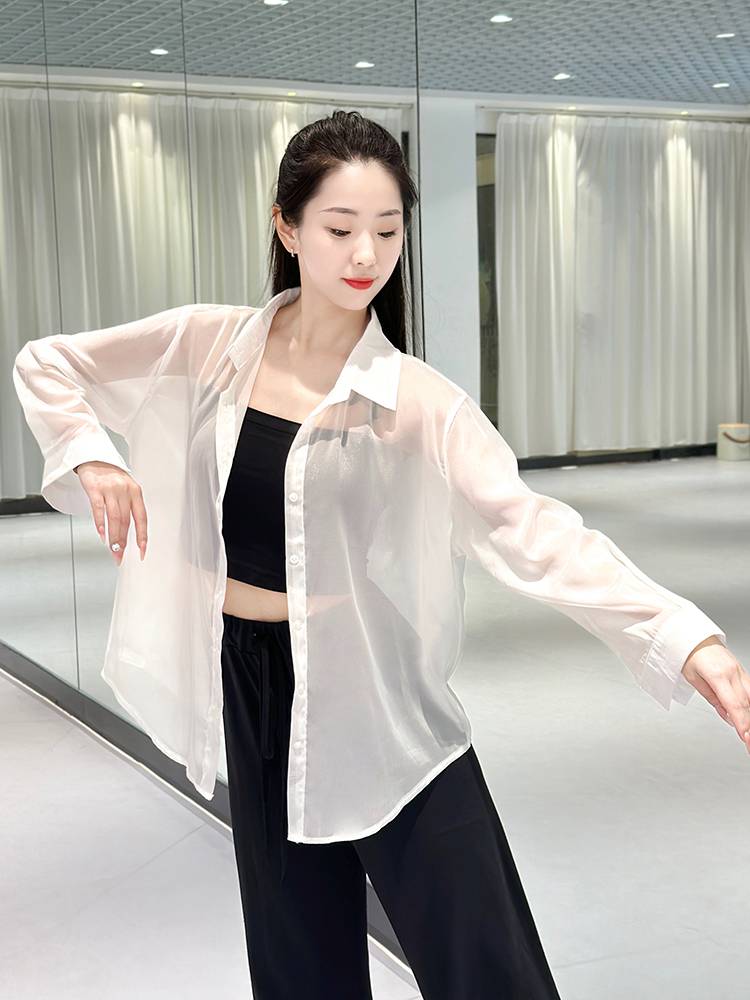 Modern Dance Classical Dance Female Adult Shirt Practice Dress Dance Special Dancing Chinese Dance Performance Shirt