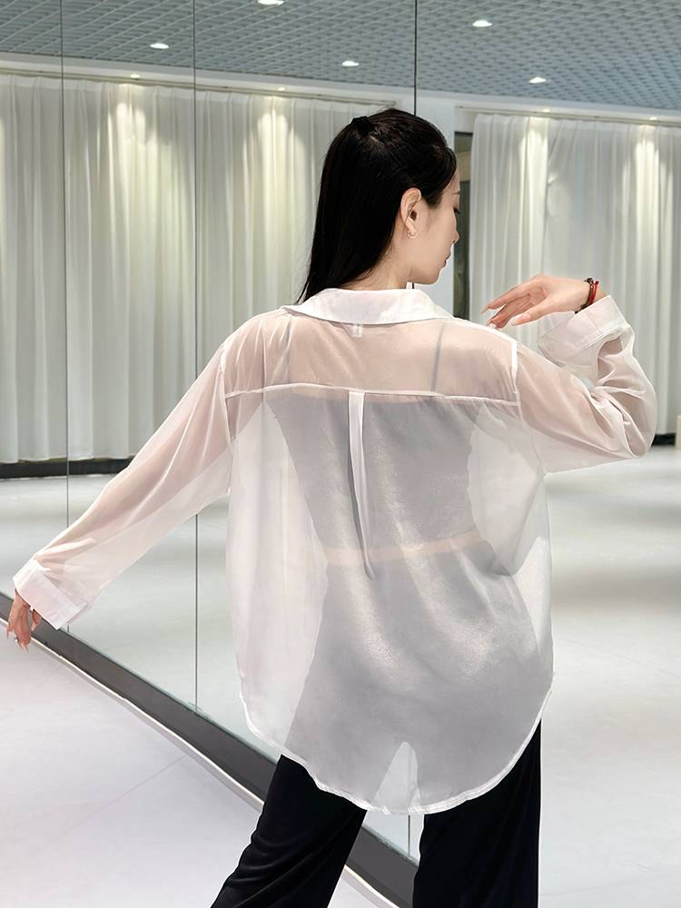 Modern Dance Classical Dance Female Adult Shirt Practice Dress Dance Special Dancing Chinese Dance Performance Shirt