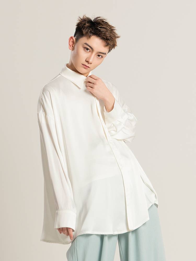 3190 Modern Dance Clothing Men's Shirt Adult Practice Summer Dance Dance Dedication Special Chinese Classical Loose Top