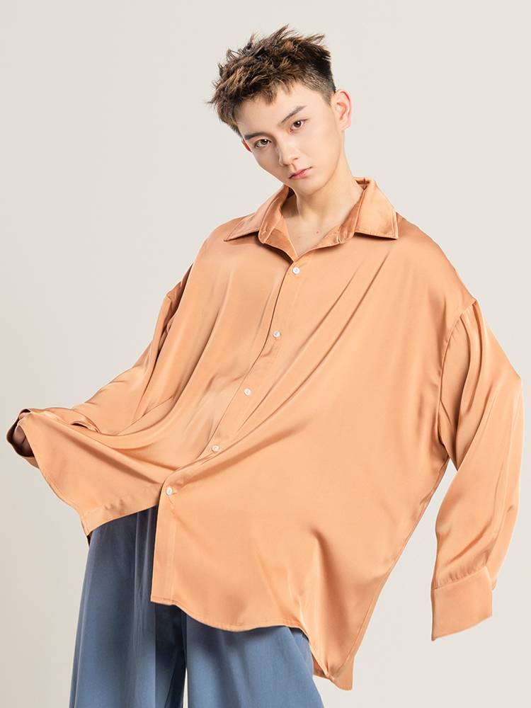 3190 Modern Dance Clothing Men's Shirt Adult Practice Summer Dance Dance Dedication Special Chinese Classical Loose Top