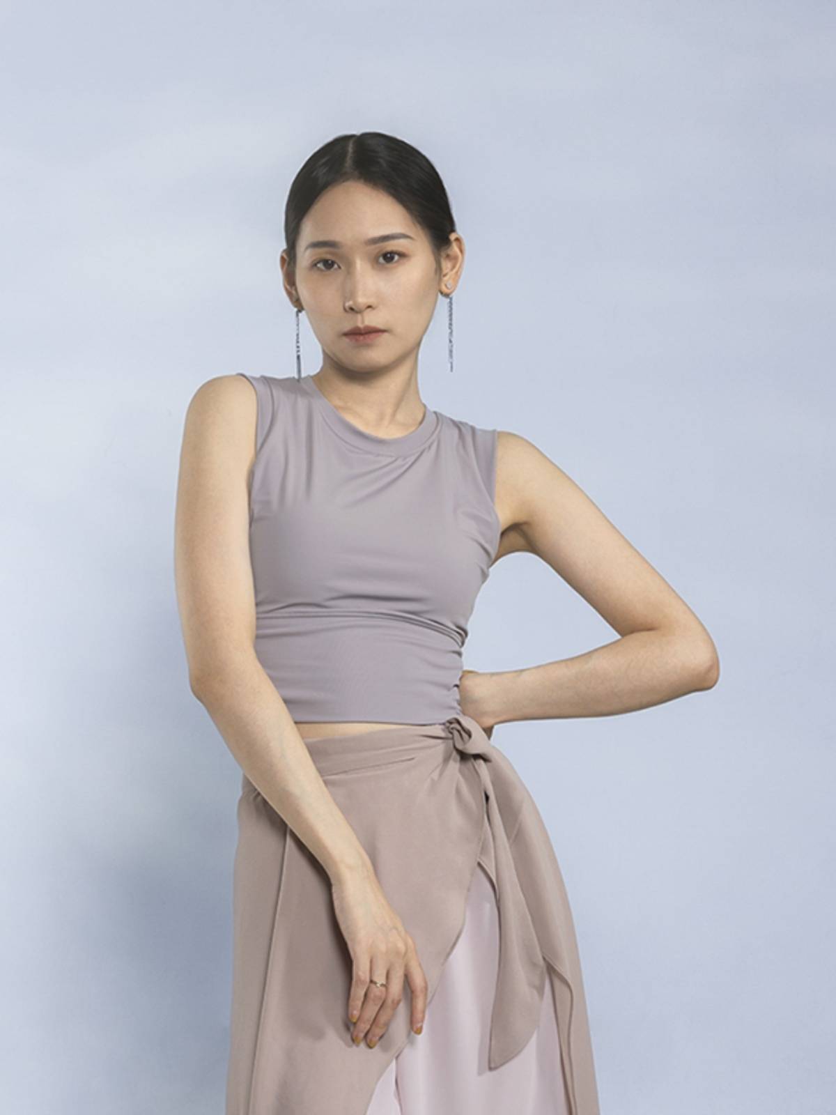 C521 vest and corset motion with modern ballet dance practice clothes wearing classical dance dance top girls
