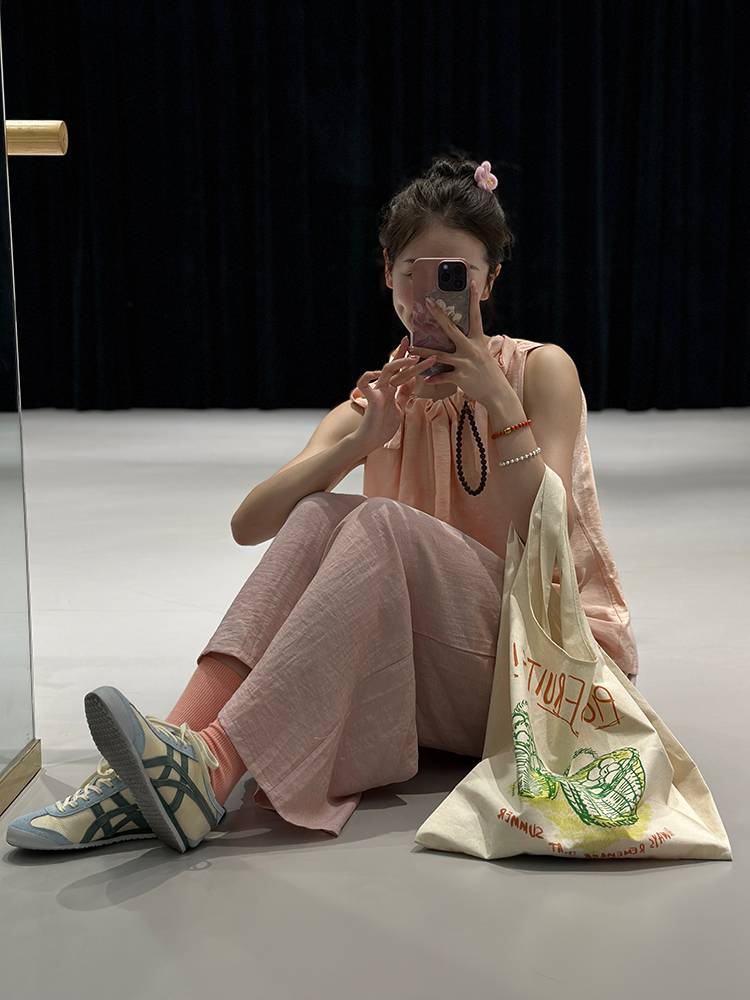Dance service female summer loose classical dance modern dance exercise uniforms sleeveless vest Chinese dance base training service daily wear