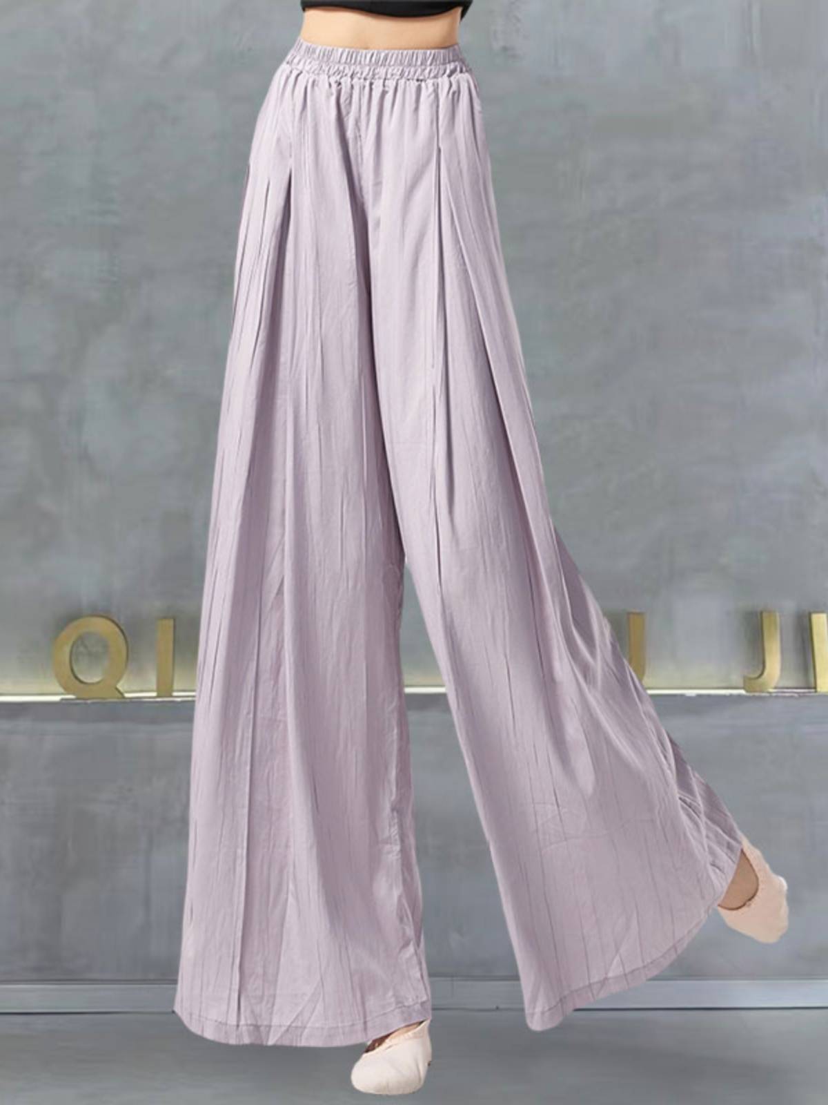 Modern dance pants classical dance wide -leg pants drooping body clothes adult Chinese dance exercise dance pants new style