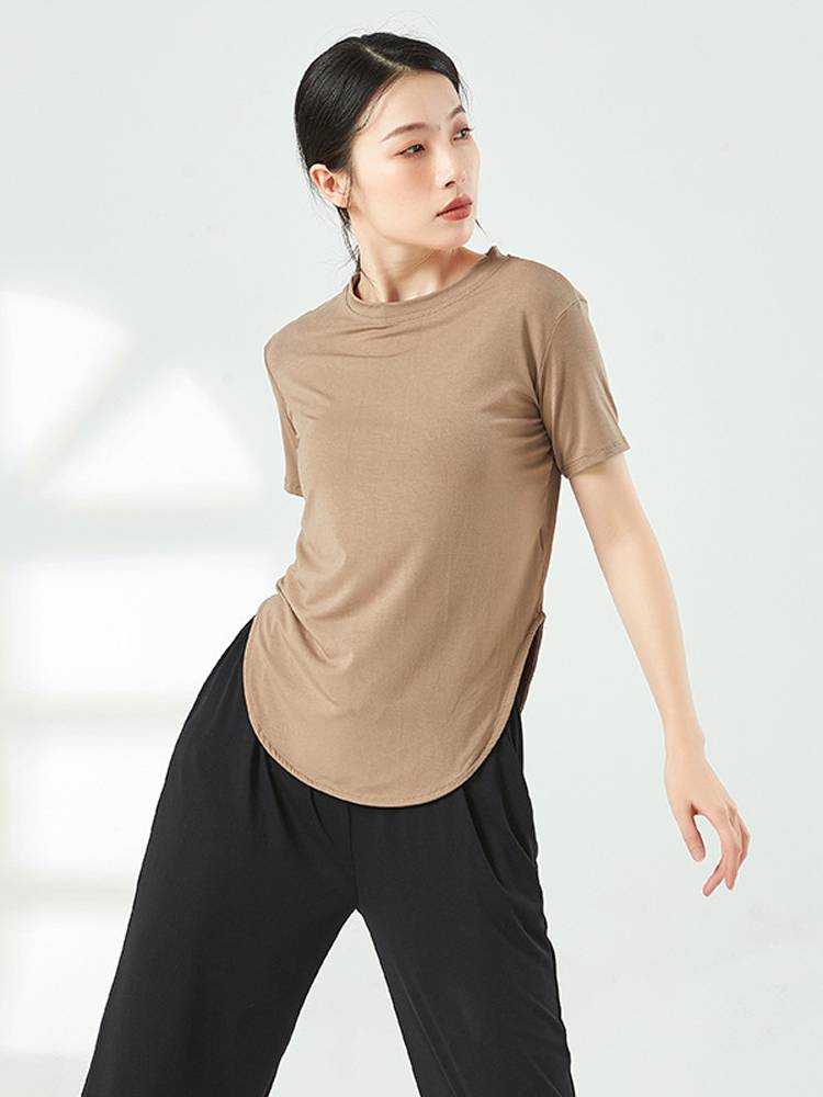 Modale's adult Latin modern dance choreographer female T-shirts for basic t-shirts