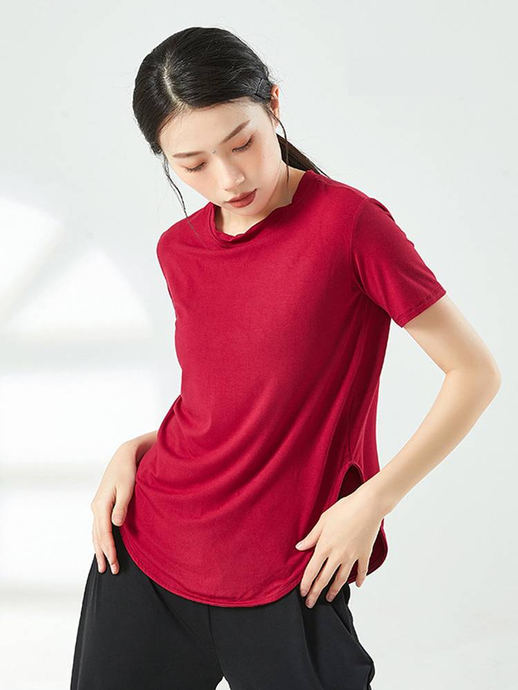 Modale's adult Latin modern dance choreographer female T-shirts for basic t-shirts