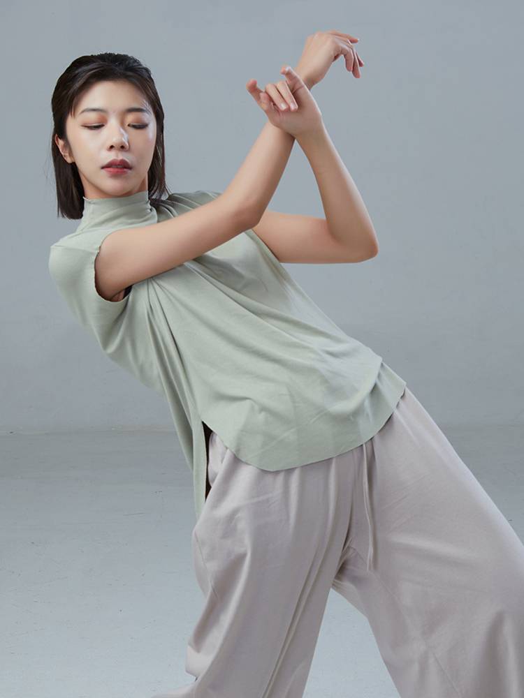 Gorgeous Solo Show Modern Dance Services Loose Dance Funny Practice Club Basic Training Server Top Speaking Sleeveless Summer Summer