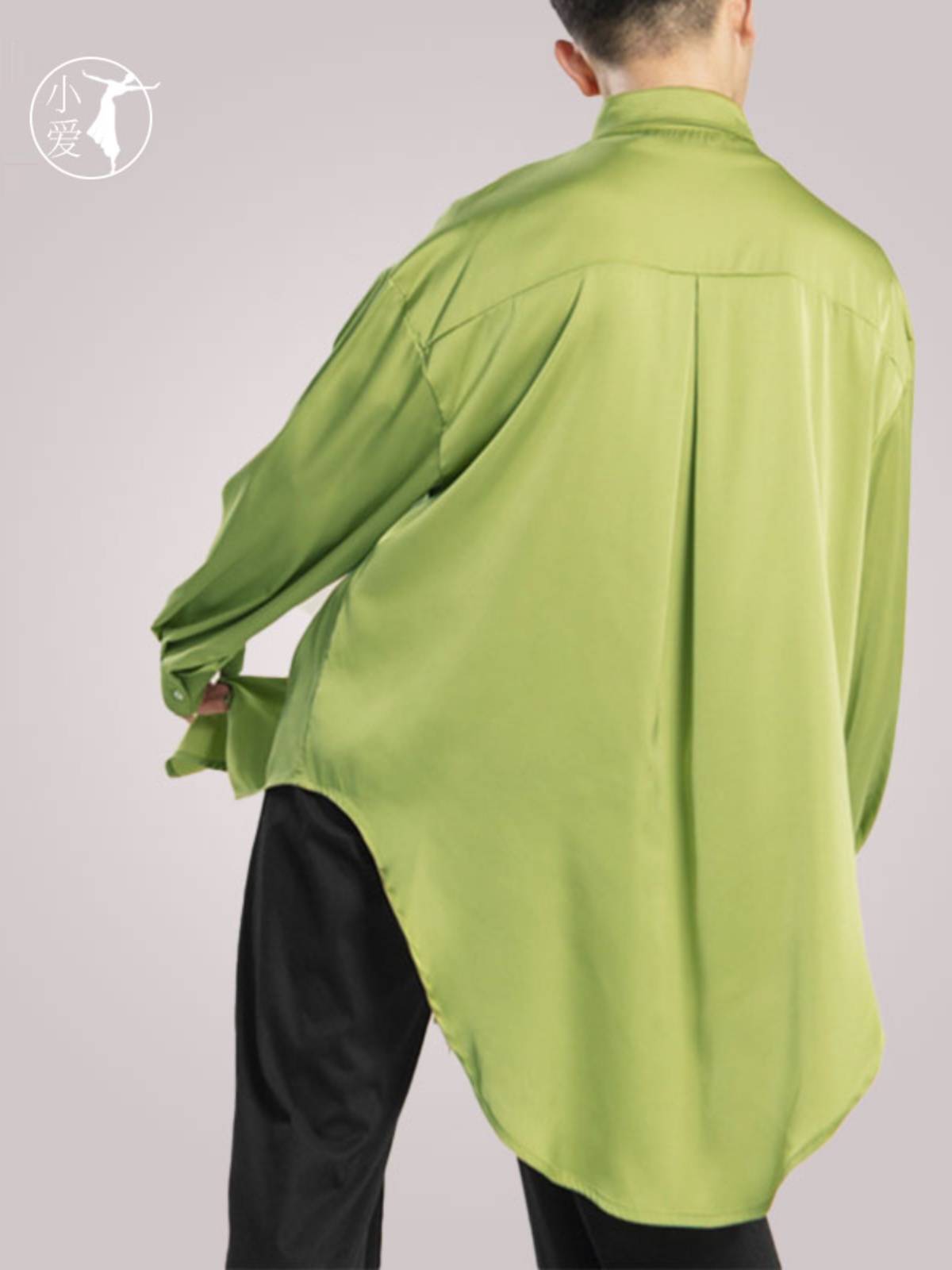 Modern dance shirt dance training suit loose top men's popular training clothing classical dance performance clothing gown