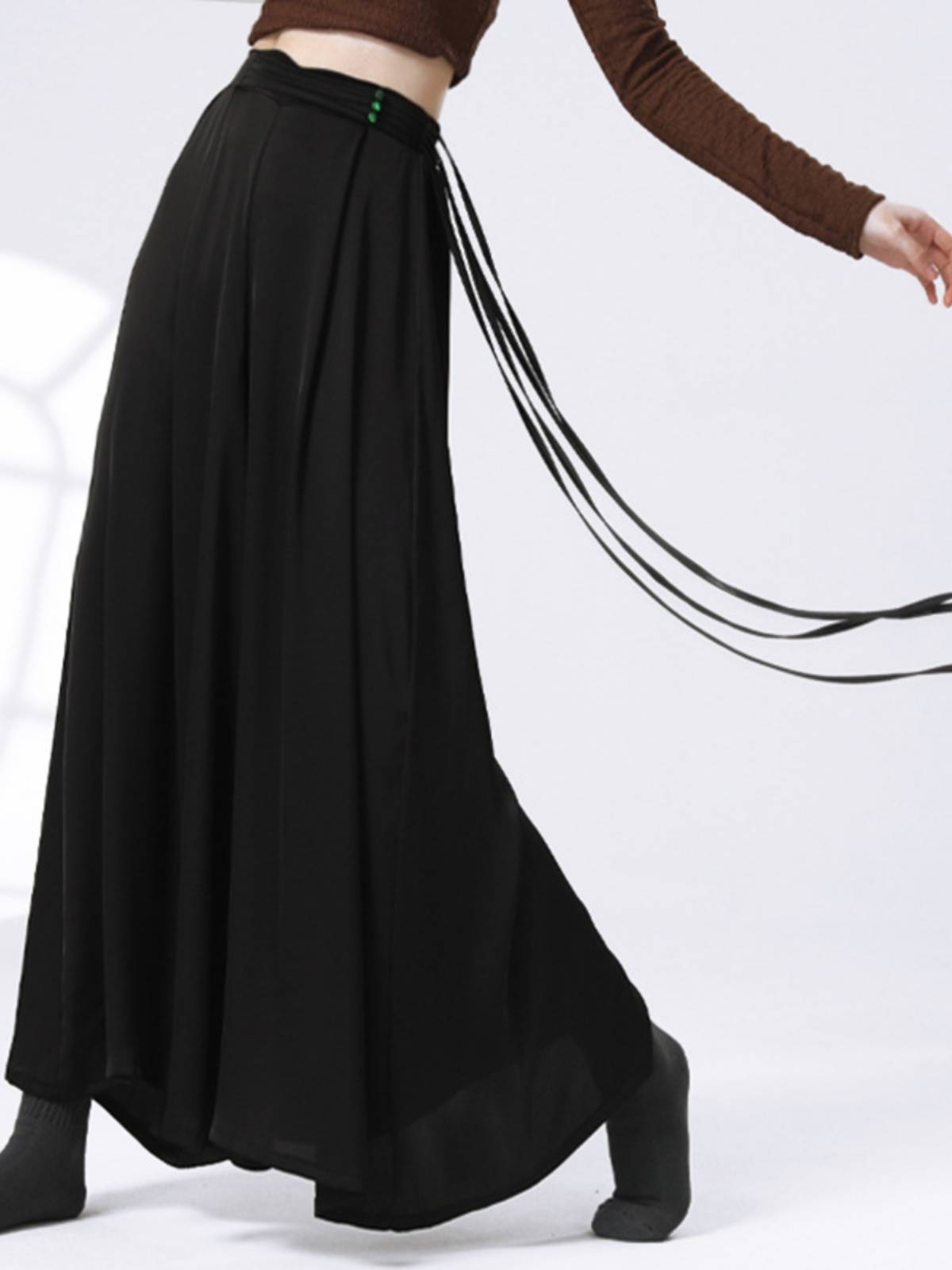 Classical dance pants Chinese dance exercise service summer modern dance wide -leg pants performance service female elegant dance pants new