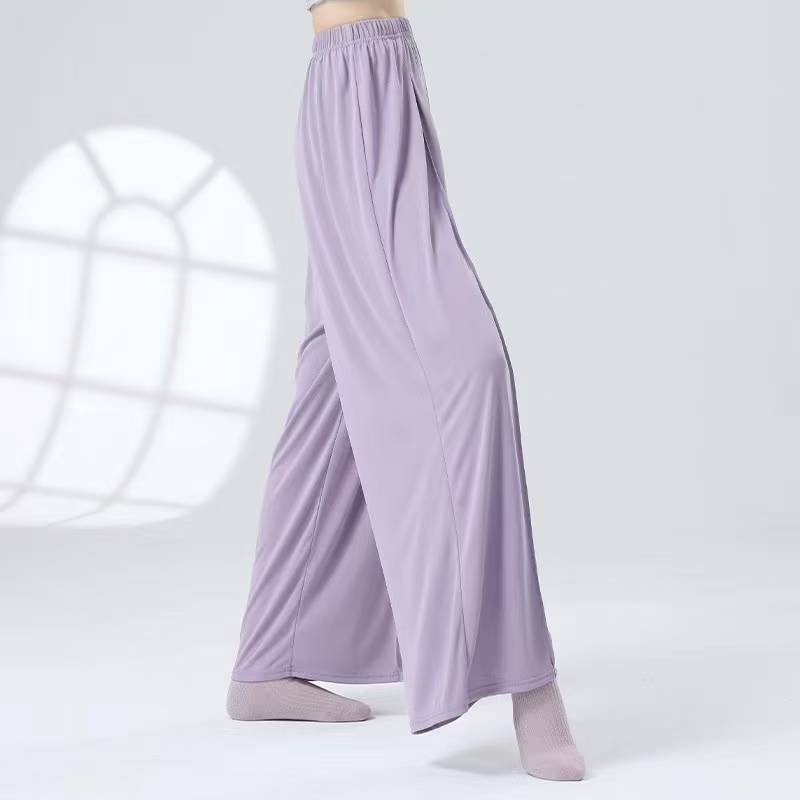 Modern dance pants straight pants dance dance clothes, Chinese dance shape, elegant wide leg pants classical dance exercises