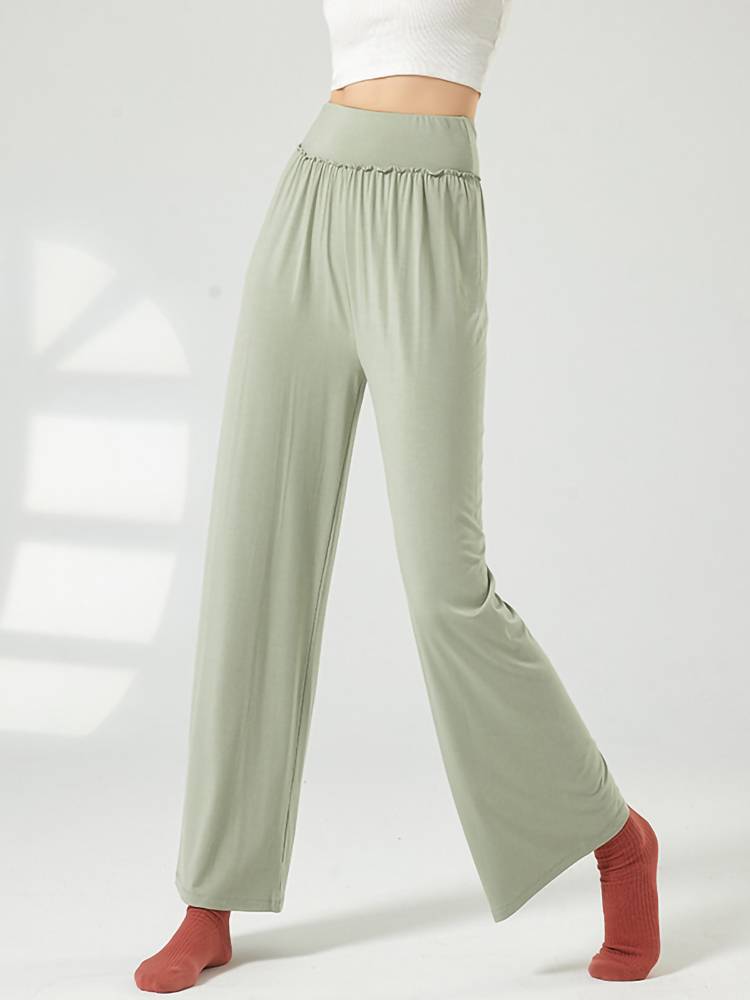 Modern dance loose wide -leg pants dance dance performance pants classical dance summer thin national dance black pants