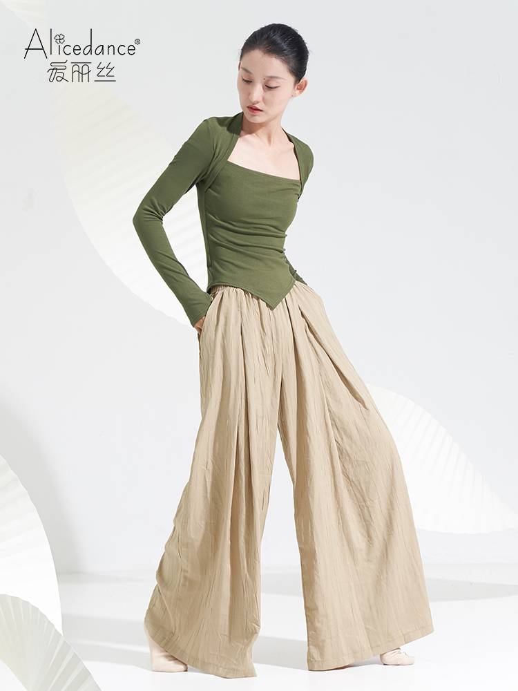 Alice Classical Dance Dance Modern Dance Modern Dance Chinese Dance Sleeping Sleeping Finger Top Female Autumn and Winter Dance Service
